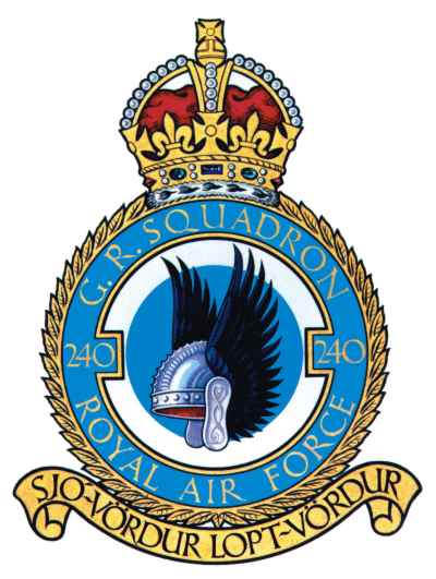 No 240 Squadron Crest