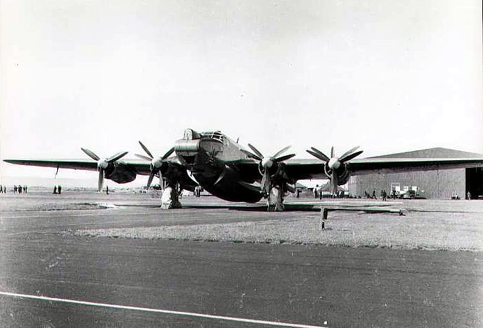 An Avro Shackleton Mk2 on the dispersal at Ballykelly
